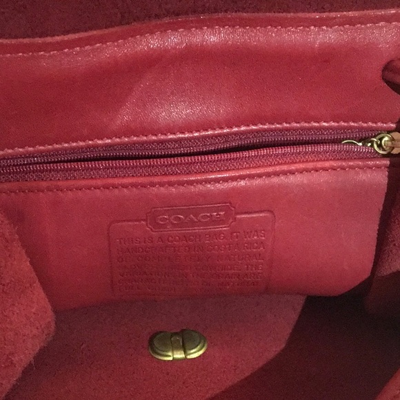 Coach red backpack - Picture 4 of 5